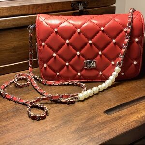 Badgley Mischka Red Crossbody NWT $99